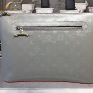 Replica Louis Vuitton M63240 LV Pochette Cosmos Bags Monogram Titanium Canvas