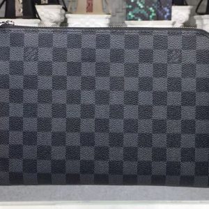 Replica Louis Vuitton N60113 LV Damier Graphite Canvas Pochette Jour PM