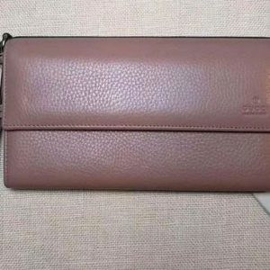 Replica Gucci 323396 Leather Continental Wallet Pink