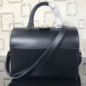 Replica Louis Vuitton M53041 LV Speedy Doctor 25 Leather Bags Black