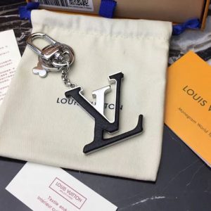 Replica Louis Vuitton M63080 LV Capucines Bag Charm And Key Holder Black