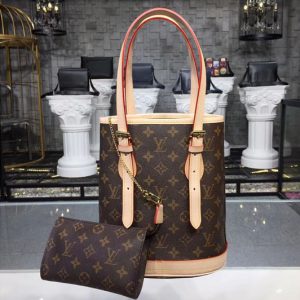 Replica Louis Vuitton M42238 LV Petit Bucket Bags Monogram Canvas