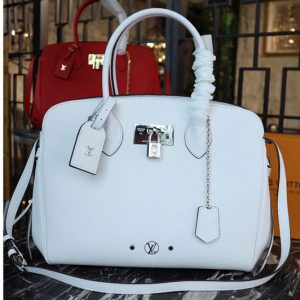 Louis Vuitton M55024 LV Veau Nuage Leather Milla MM Bags Craie