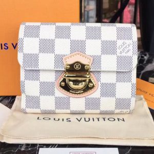 Replica Louis Vuitton N60030 LV Victorine Wallets Damier Azur Canvas