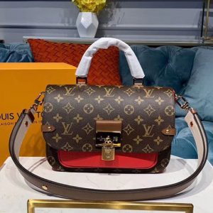 Replica Louis Vuitton M44548 LV vaugirard Bags Monogram coated canvas and grained leather