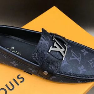 Replica Louis Vuitton LV Monte Carlo Moccasin Shoes Monogram Eclipse Canvas