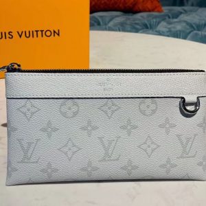 Replica Louis Vuitton M30279 LV Pochette Discovery PM White Monogram Canvas