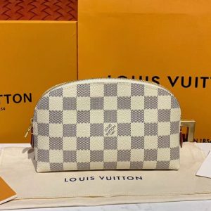 Replica Louis Vuitton N60024 LV Cosmetic Pouch PM Bags Damier Azur Canvas