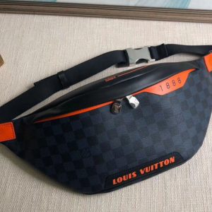 Replica Louis Vuitton N40161 LV Discovery Bumbag Damier Graphite Canvas