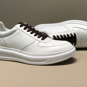 Replica Louis Vuitton 1A5XIF LV Beverly Hills Sneaker in White calf leather