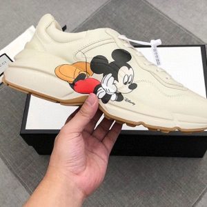 Replica Mens and Womens Gucci 602049 Disney x Gucci Rhyton sneaker