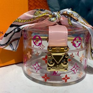 Replica Louis Vuitton GI0362 LV Cube Scott box in Pink Monogram motifs