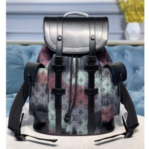 Replica Louis Vuitton M55699 LV Christopher PM backpack in Monogram Denim