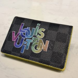 Replica Louis Vuitton N60299 LV Pocket Organizer Wallet In Damier Graphite Canvas