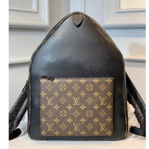 Replica Louis Vuitton M30259 LV Apollo Backpack in Monogram Canvas and Taiga Leather