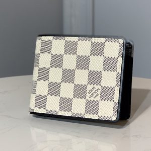 Replica Louis Vuitton N60121 LV Multiple wallet in Damier Coastline canvas