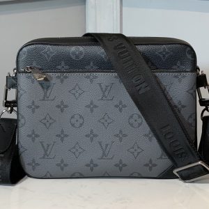 Replica Louis Vuitton M69443 LV Trio Messenger bag in Monogram Eclipse canvas