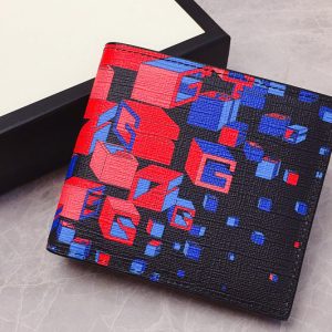 Replica Gucci 628460 Square G space print wallet in Supreme canvas