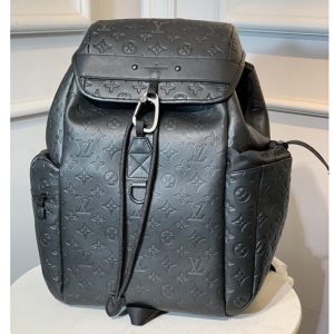 Replica Louis Vuitton M43680 LV Discovery Backpack in Monogram Shadow calf leather