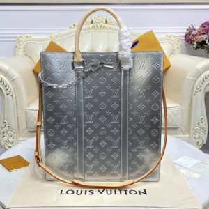 Replica Louis Vuitton M45884 LV Sac Plat bag in Monogram Mirror coated canvas