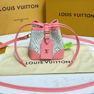 Replica Louis Vuitton M81112 LV Noé purse in Since 1854 jacquard canvas