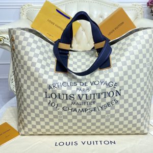 Replica Louis Vuitton N41180 LV Cabas GM Tote Bag in Damier Azur canvas