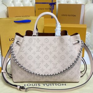 Replica Louis Vuitton M59203 LV Bella Tote Bag in Beige Mahina calf leather