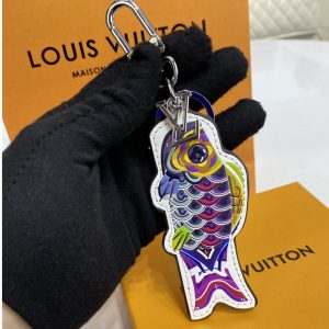 Replica Louis Vuitton MP3271 LV Fish Bag Charm And Key Holder