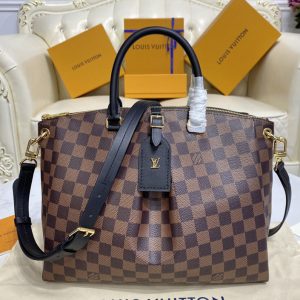 Replica Louis Vuitton N45283 LV Odeon Tote MM handbag on Damier Ebene canvas