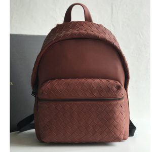 Replica Bottega Veneta 599634 BV Backpack In Bordeaux woven calfskin