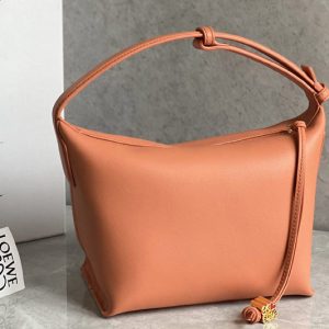 Replica Loewe Cubi Crossbody bag in Coral Reef supple smooth calfskin