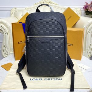 Replica Louis Vuitton N45287 LV Michael Backpack NV2 in Damier Infini Onyx leather