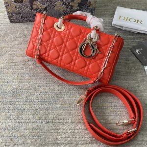 Replica Christian Dior M0540 Lady D-Joy bag in Red Cannage Lambskin