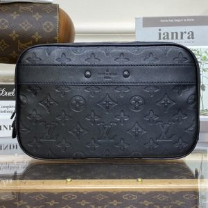 Replica Louis Vuitton M68589 LV Toiletry Pouch GM Bag in Monogram Shadow leather