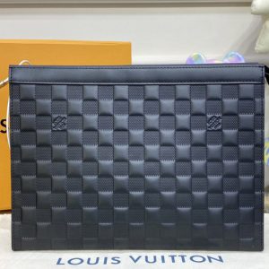 Replica Louis Vuitton N41696 LV Pochette Voyage MM Bag in Damier Infini Leather