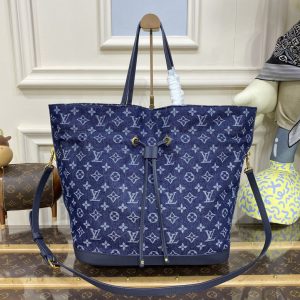 Replica Louis Vuitton M51235 LV Tote bag in Blue Monogram Denim