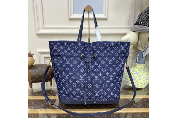 Replica Louis Vuitton M51235 LV Tote bag in Blue Monogram Denim