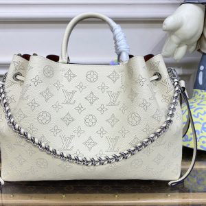 Replica Louis Vuitton M59203 LV Bella Tote Bag in White Mahina calf leather