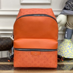 Replica Louis Vuitton M30230 Discovery Backpack PM in Taiga cowhide leather and Monogram Eclipse coated canvas