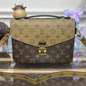 Replica Louis Vuitton M44876 LV Pochette Metis bag in Monogram Reverse coated canvas