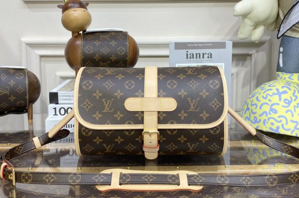 Replica Louis Vuitton M51369 LV Marne Shoulder Bag in Monogram Canvas