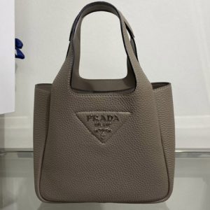 Replica Prada 1BA349 Leather mini bag in Khaki Togo Leather