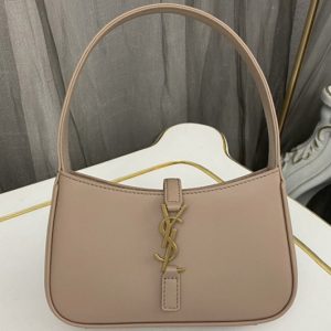 Replica Saint Laurent 710318 YSL LE 5 À 7 MINI IN SATIN Bag in Pink Leather