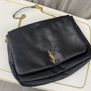 Replica Saint Laurent 742431 JAMIE 4.3 LARGE SOFT NAPPA BAG IN Black LAMBSKIN