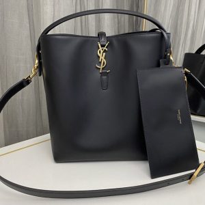 Replica Saint Laurent 7428282 LE 37 bag IN Black SHINY LEATHER